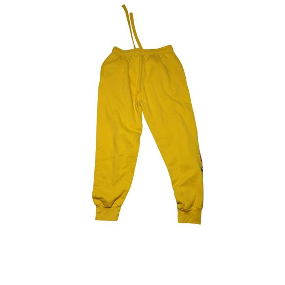 Looney Tunes Juniors' Graphic Jogger Pants Size M (7-9) Color Gold - Picture 3 of 4